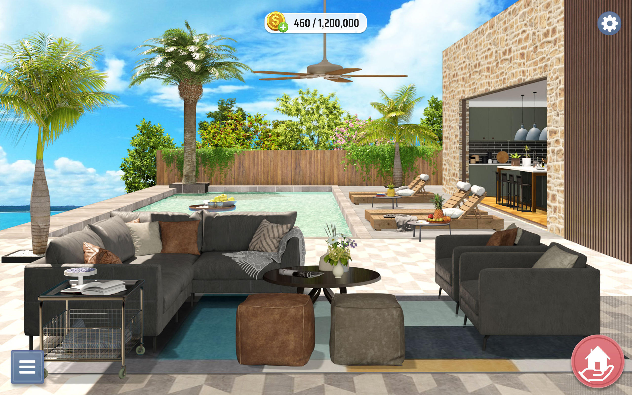 Home Designer & Makeover Game Game Screenshot