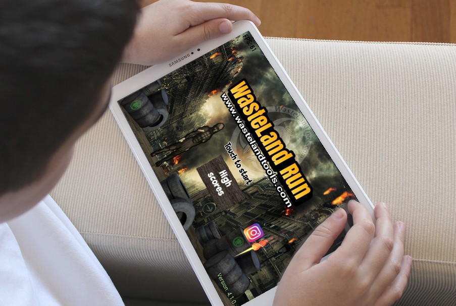 Screenshot of WasteLand Run