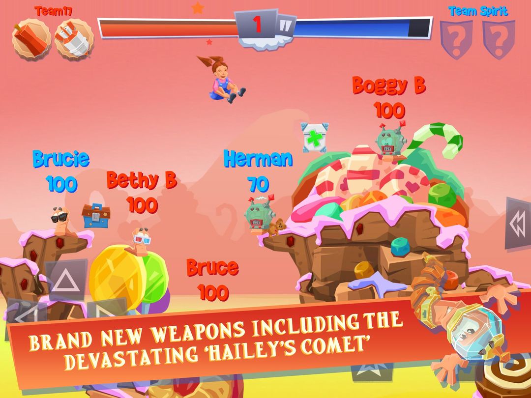 Screenshot of Worms 4