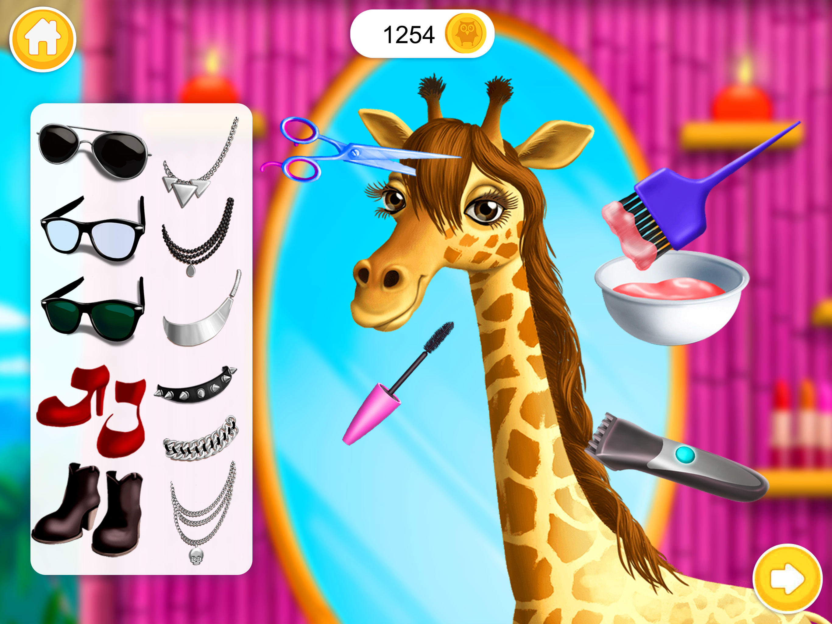 Baby Jungle Animal Hair Salon ゲームのスクリーンショット