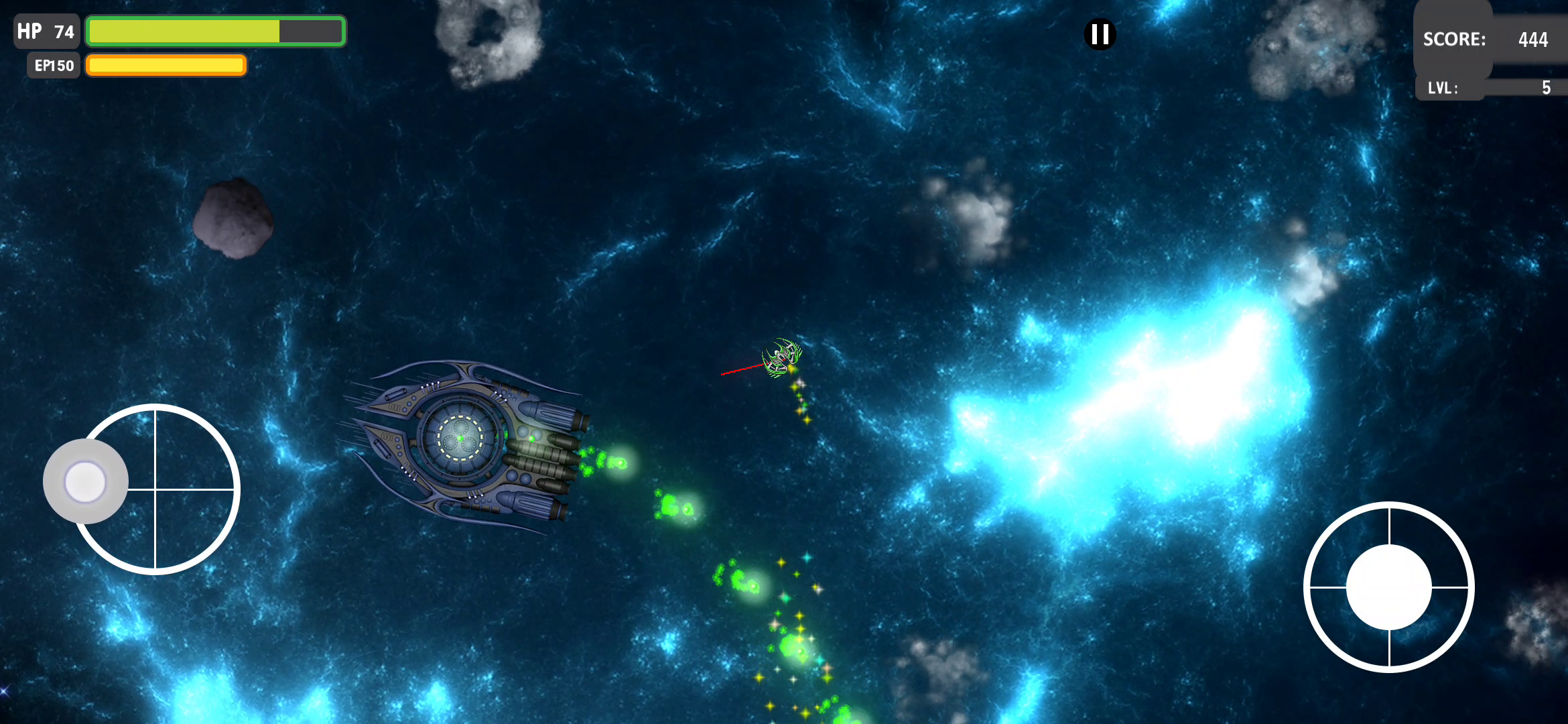 Cuplikan Layar Game SpaceShip RogueLike