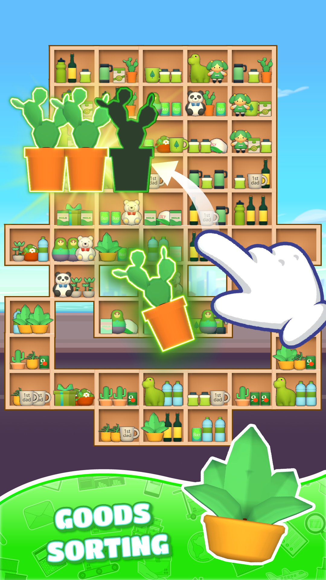 Goods Match: Sort n Ship Game Screenshot