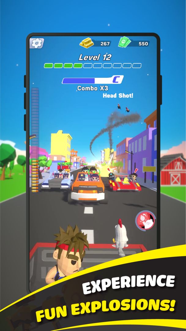 Fury Car - Shooting Squad screenshot game