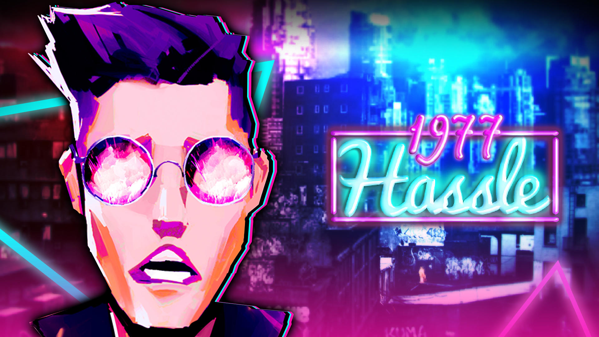Banner of Hassle 1977 - online top down action game 