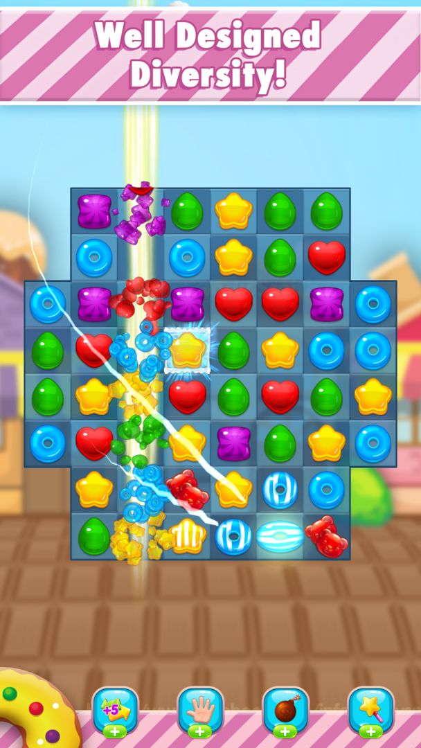 Screenshot of Candy Blast - Free Match3 Crush Puzzle Games