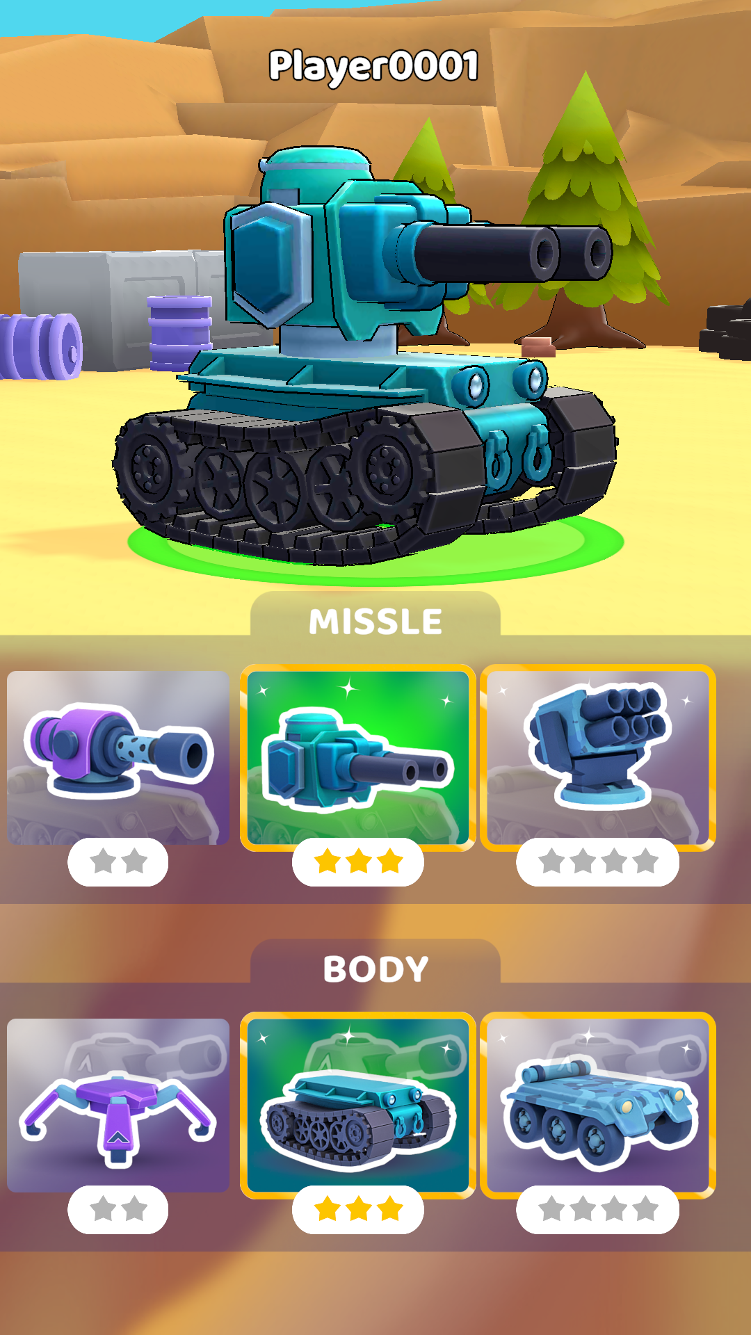 Battle Tanks: Iron Blitz Game Screenshot