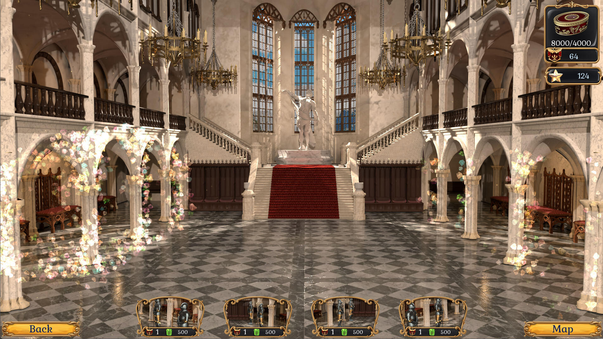 Screenshot of Jewel Match Origins 3 - Camelot Castle Collector's Edition