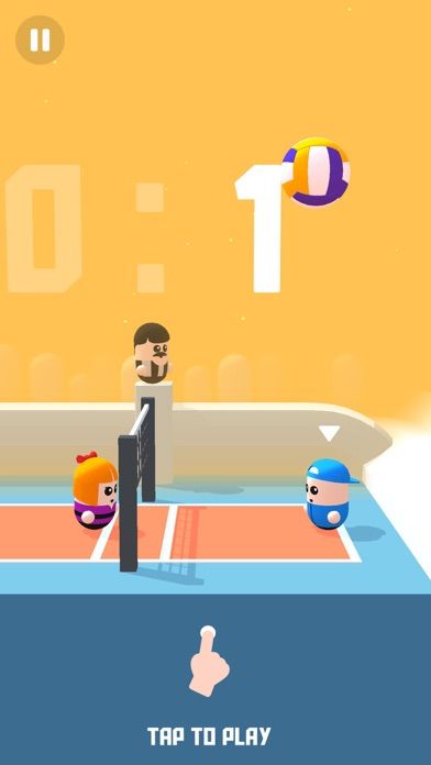 Screenshot of Volleyball Game - Volley Beans