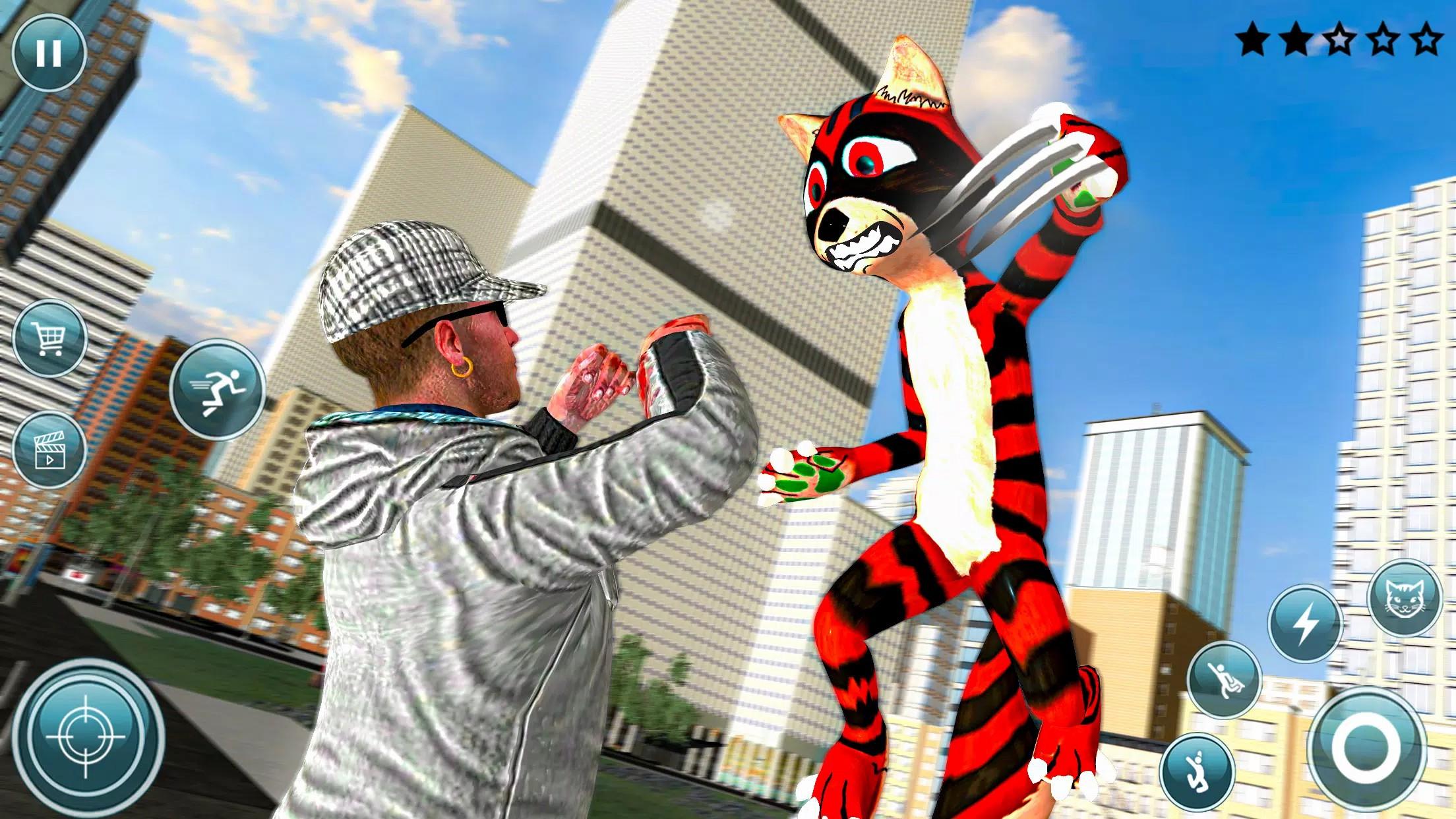 Cat Gangster Mafia City Crime Game Screenshot