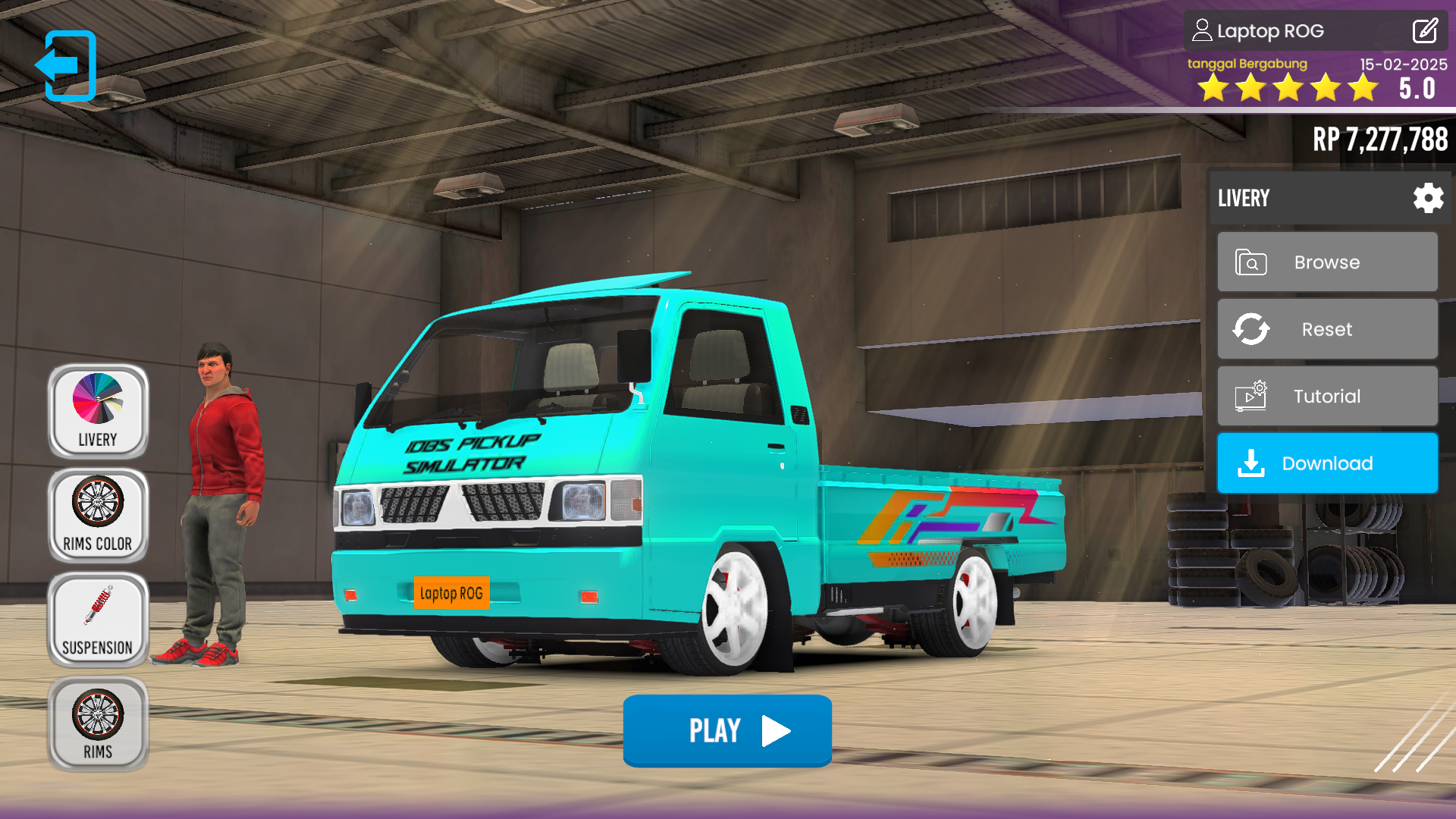 IDBS Pickup Simulator Game Screenshot