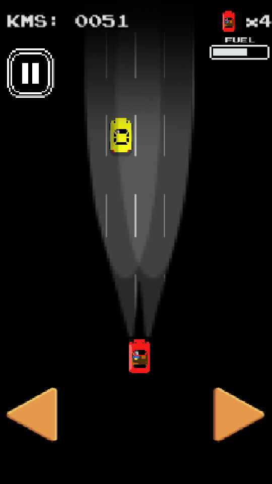 Retro Car Race ゲームのスクリーンショット