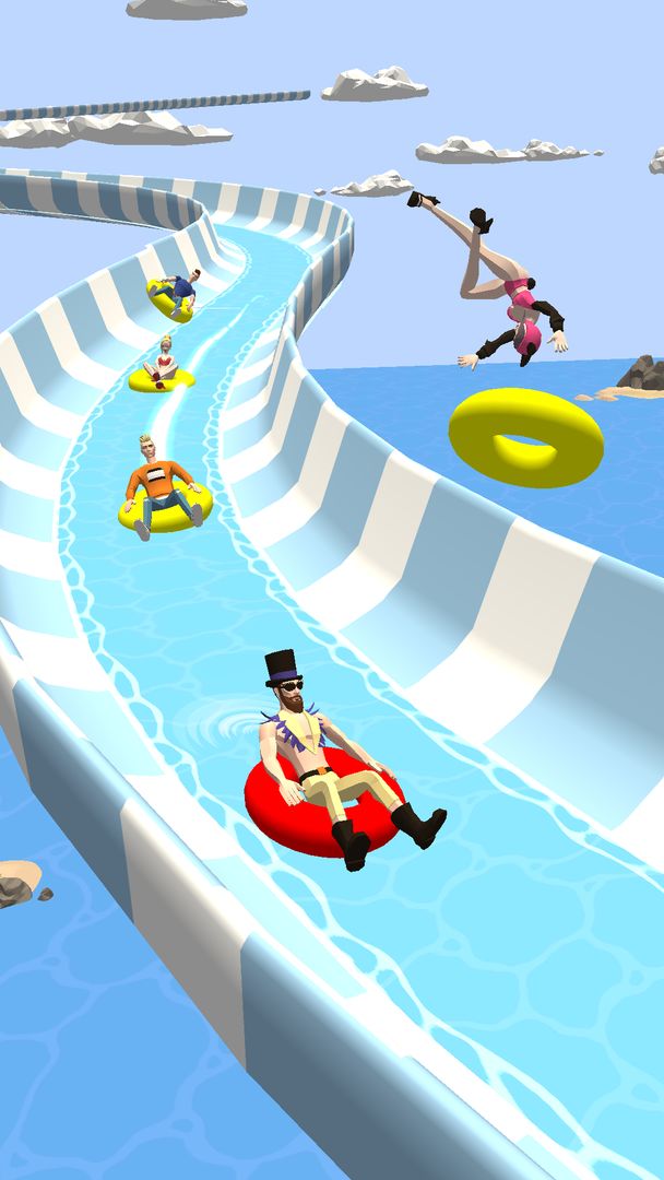 Screenshot of Aqua Thrills: Water Slide Park (aquathrills.io)