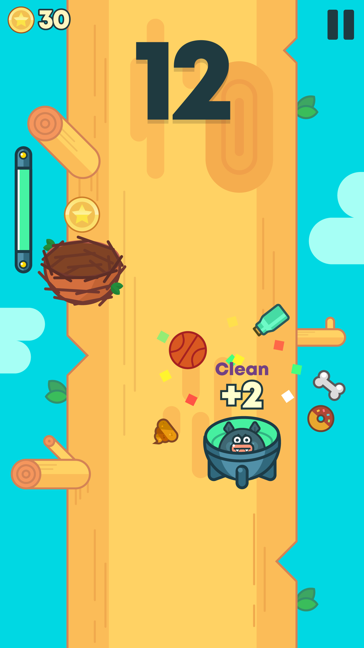 Jumping Bird–Angry Rocket Birdie Game Screenshot