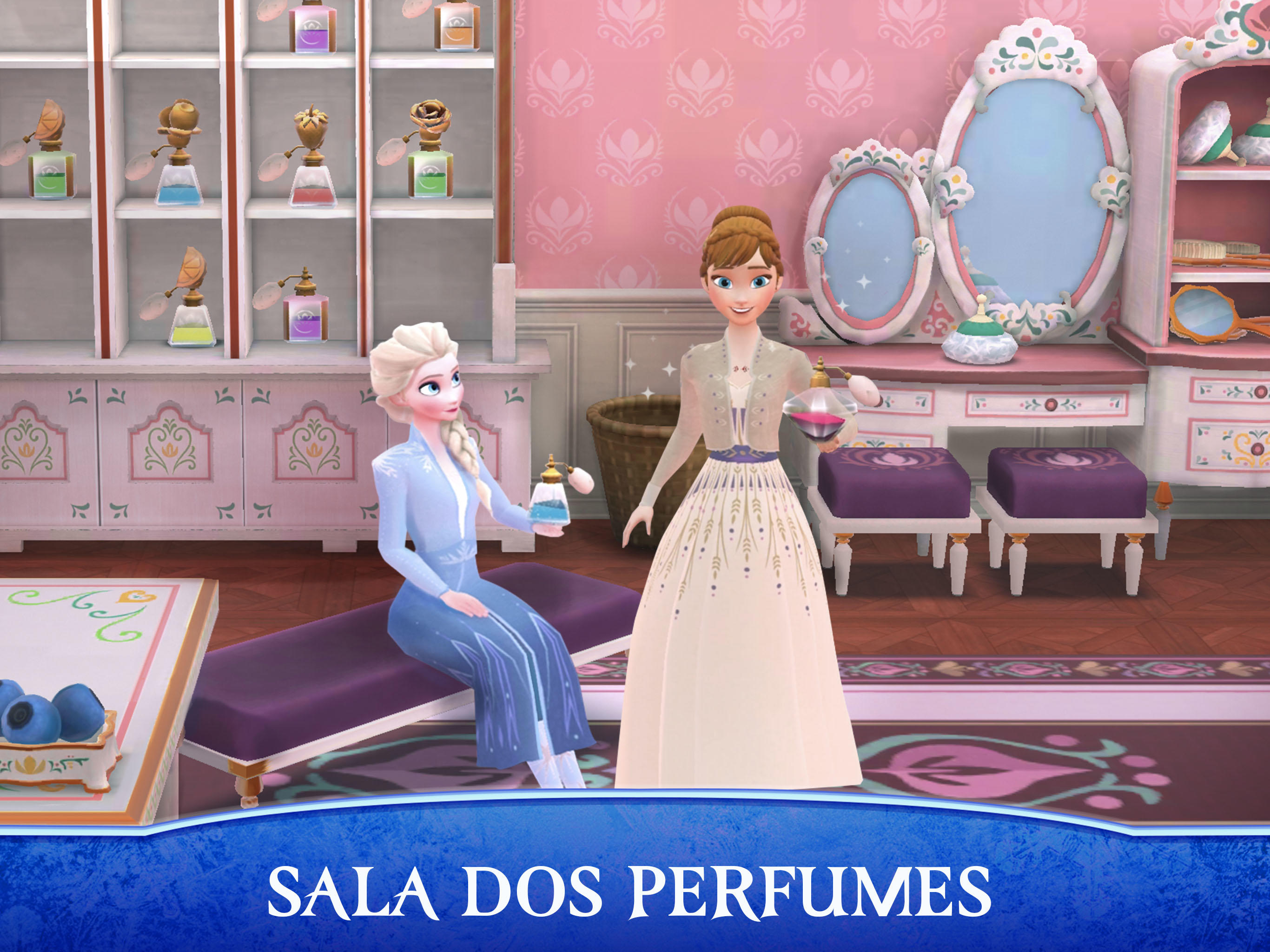 Captura de Tela do Jogo Disney Frozen: Castelo Real