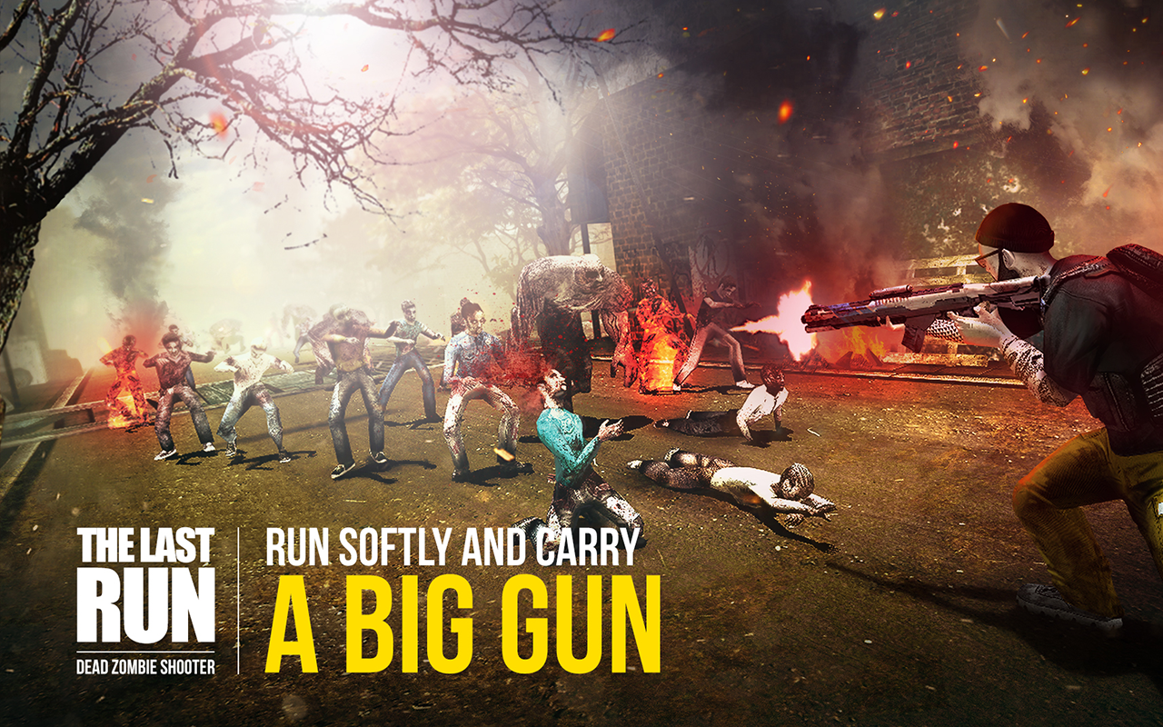 Captura de Tela do Jogo Last Run: Dead Zombie Shooter