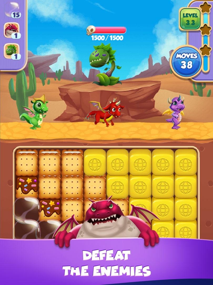 Screenshot of Wonder Dragons Blast