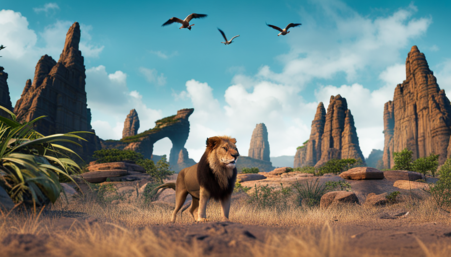 Lion Game Game Screenshot