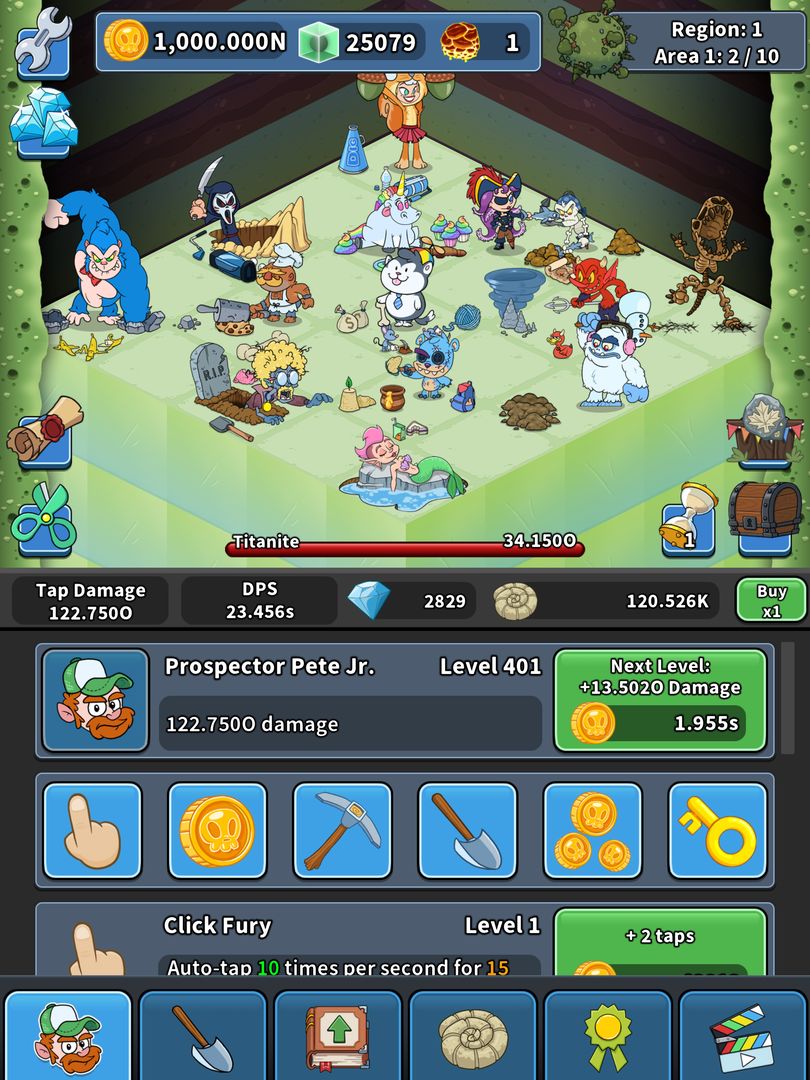 Screenshot of Tap Tap Dig 2: Idle Mine Sim