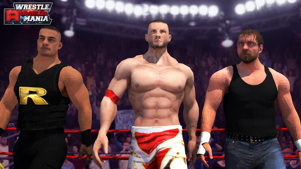 Screenshot 1 of Wrestle Rumble Mania : 免費摔跤遊戲 