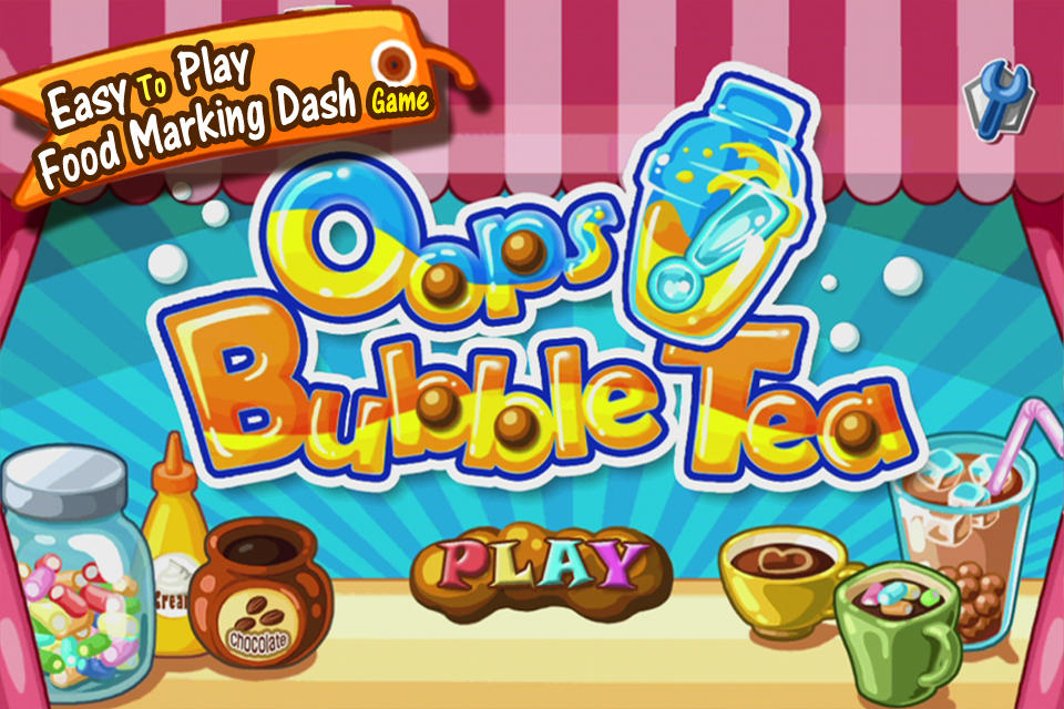 Oops! Bubble Tea Game Screenshot