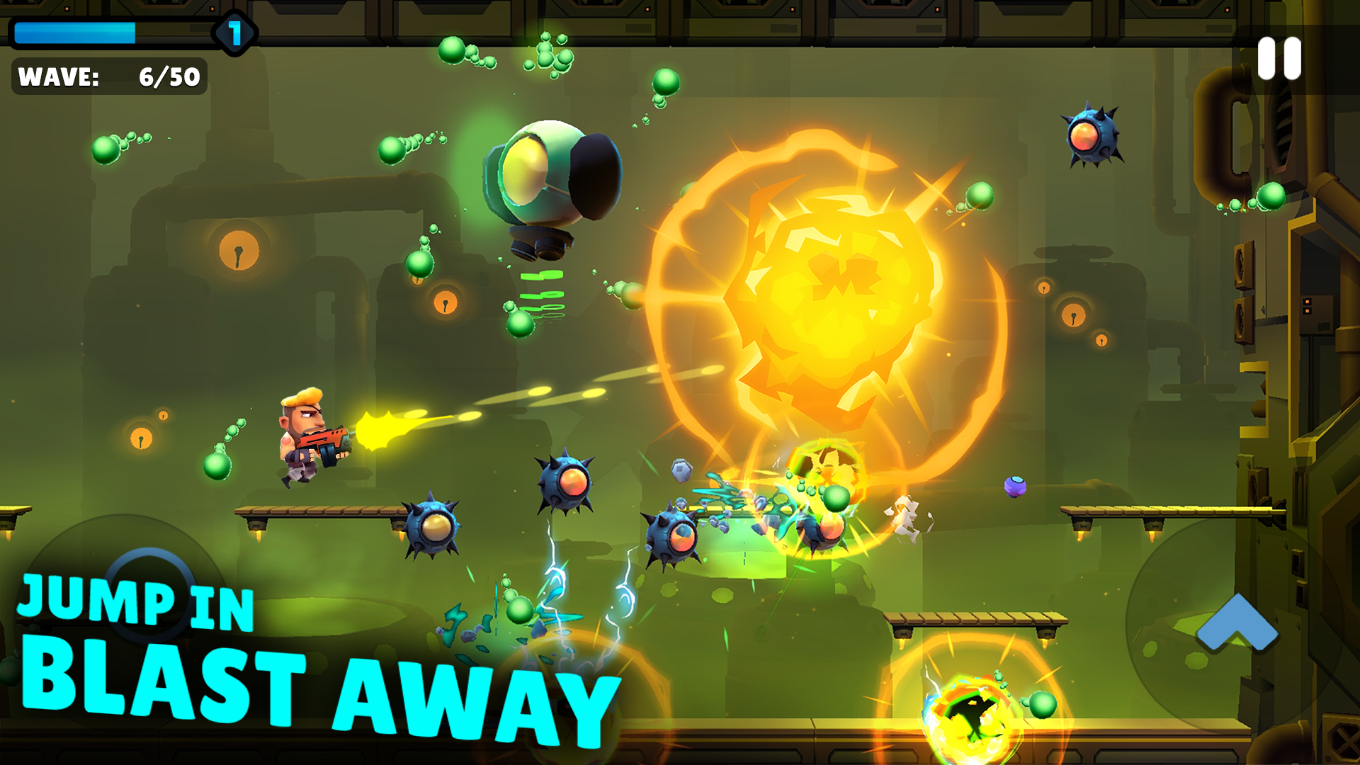 Autogun Heroes: Run and Gun Game Screenshot
