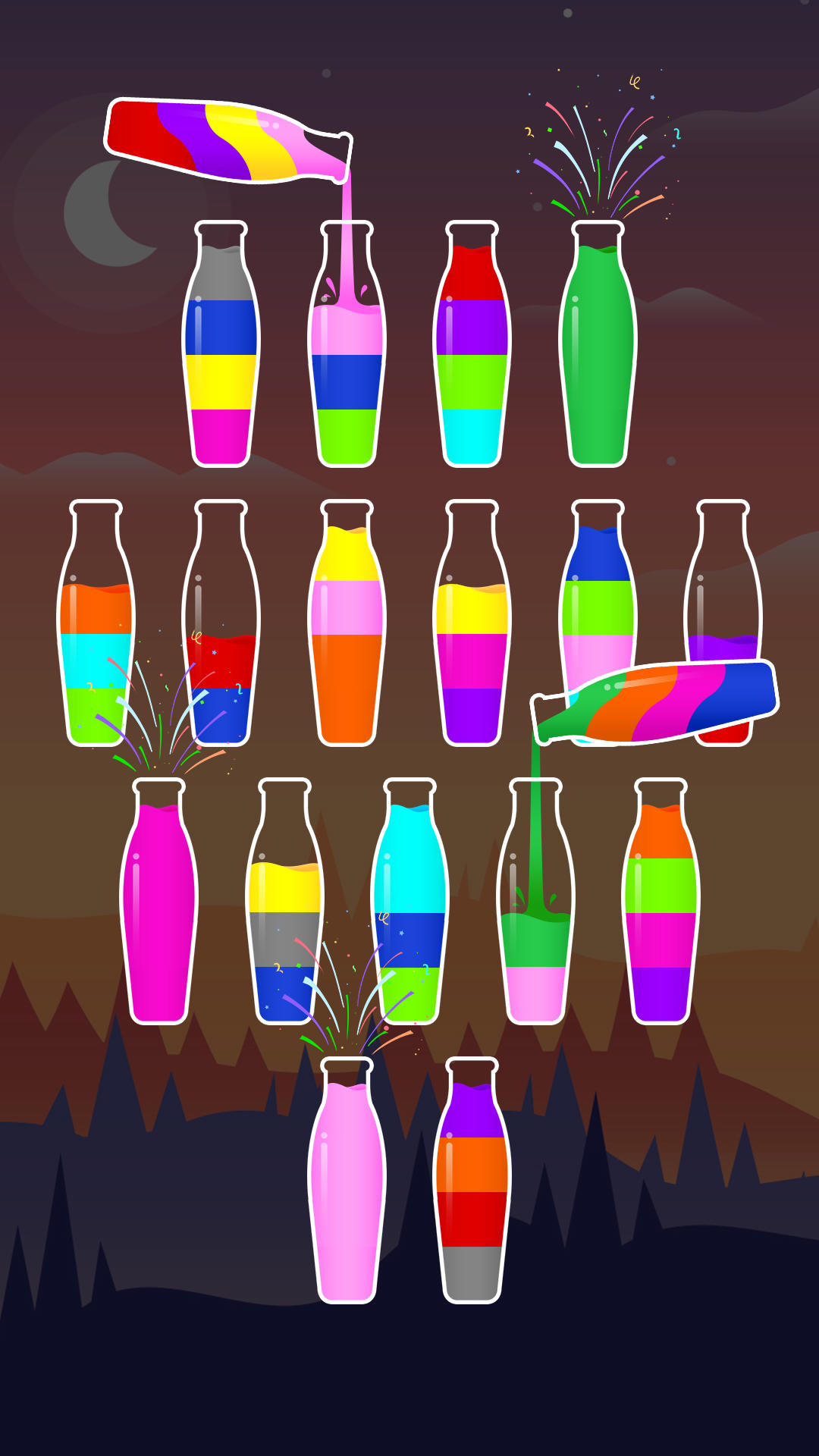 Скриншот игры Water Sort Color
