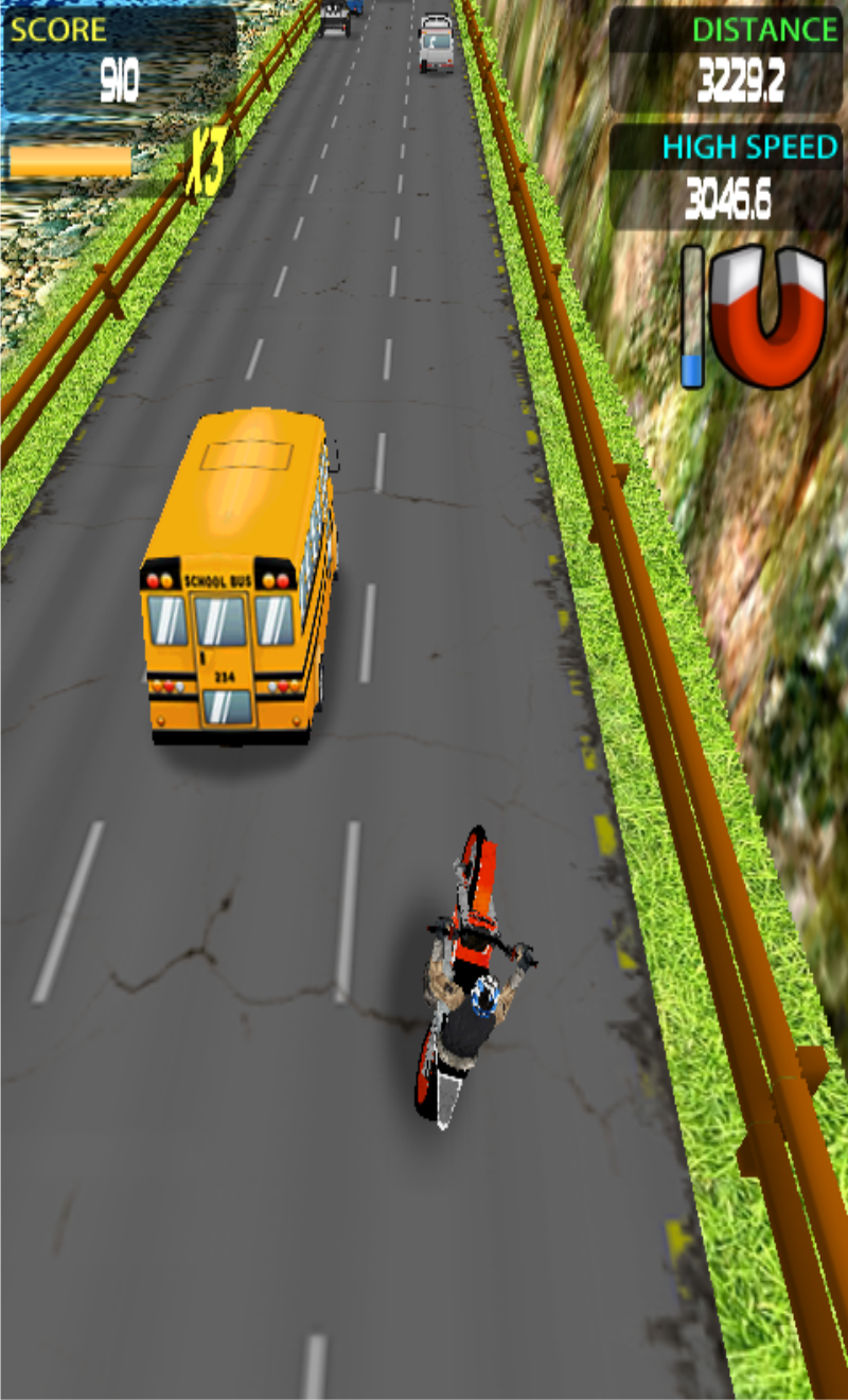Top MOTO Racing 3D Game Screenshot