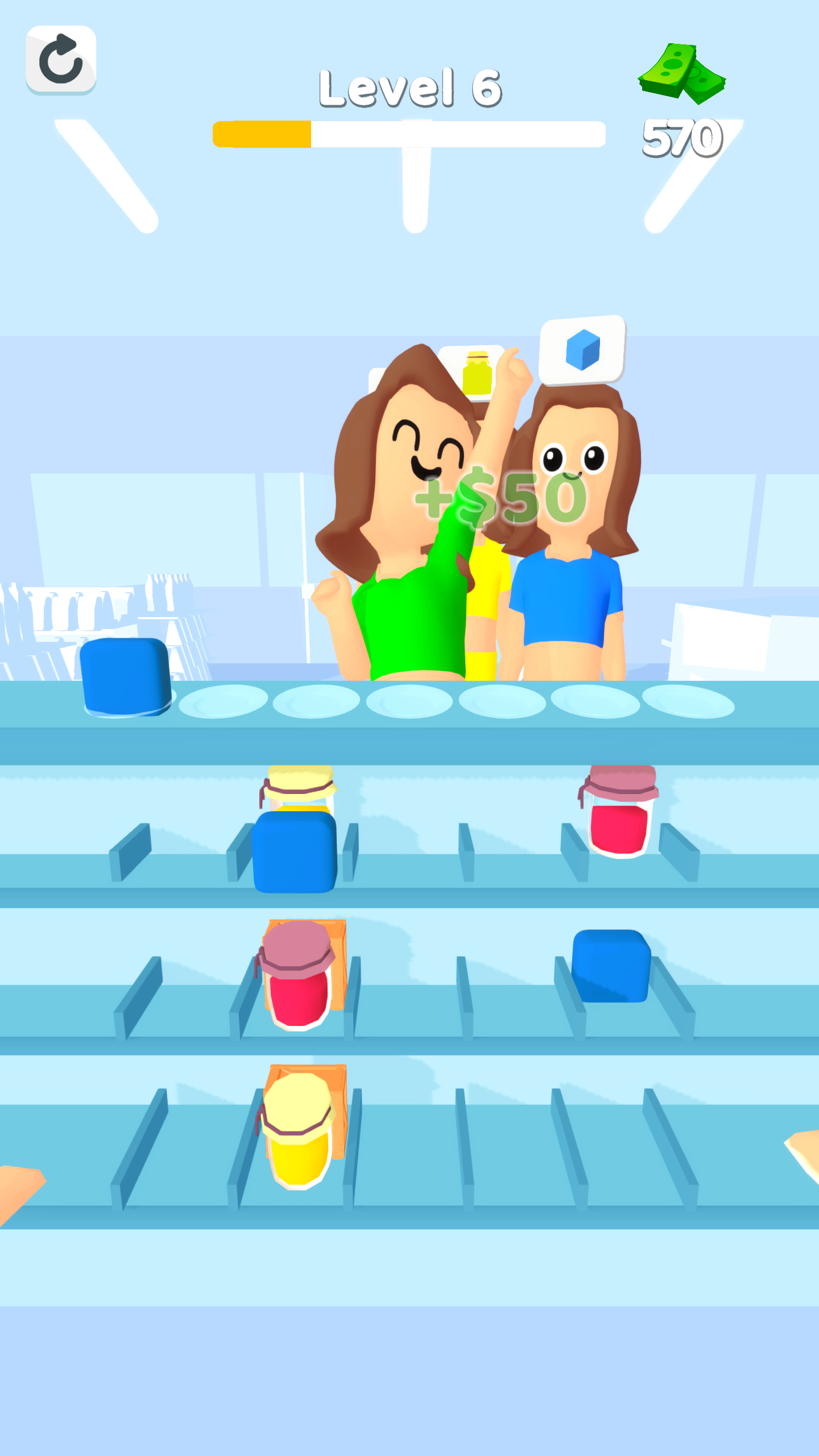 Shop Match 3D Game Screenshot