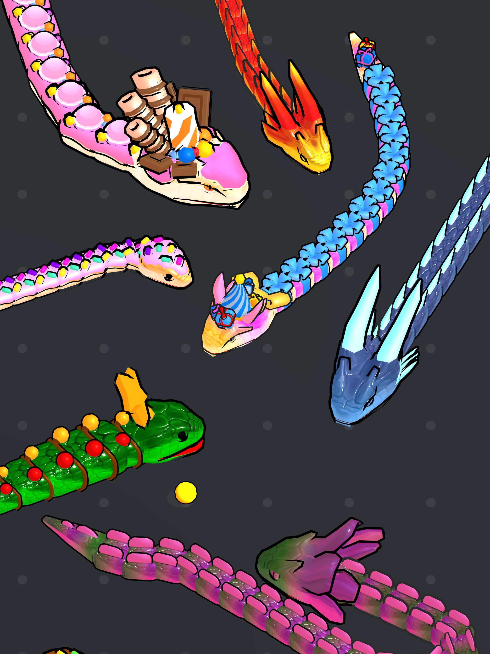 Snake Clash! screenshot game