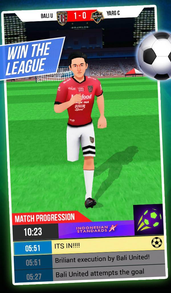 Top Soccer Hero : Bali United screenshot game