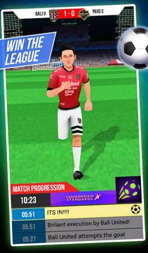 Top Soccer Hero : Bali United Game Screenshot