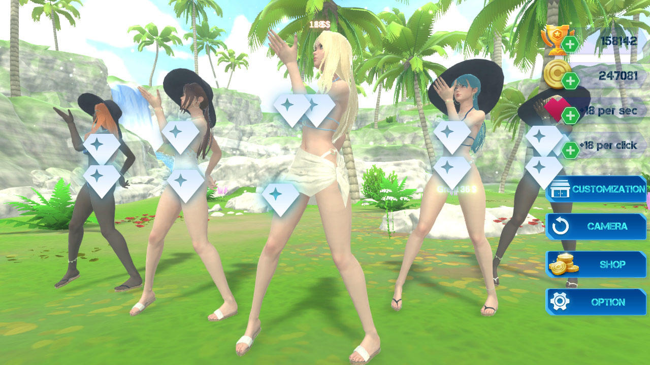 K-POP Dancing Girls in Bikinis screenshot game