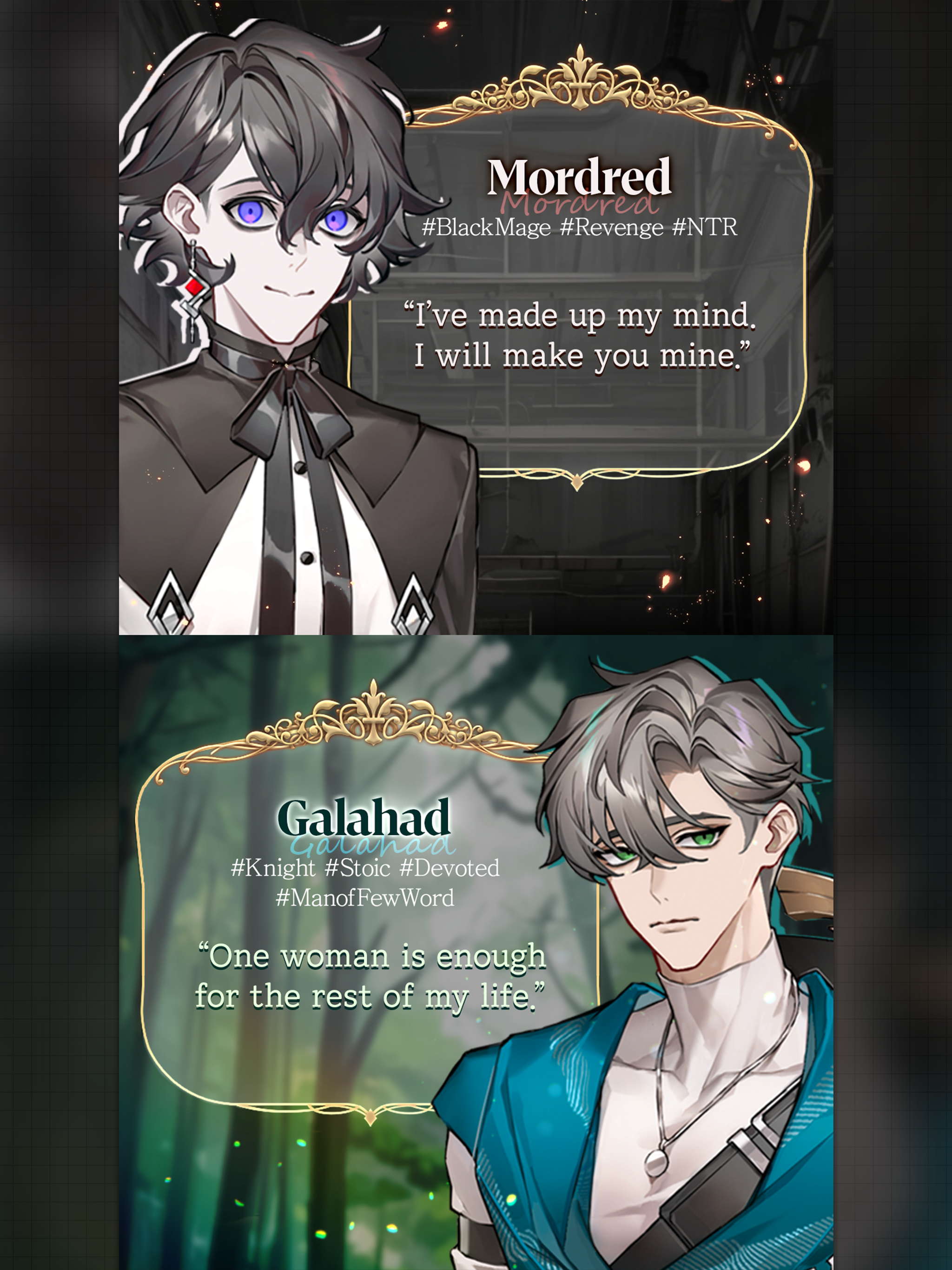 Secret Kiss with Knight: Otome Game Screenshot