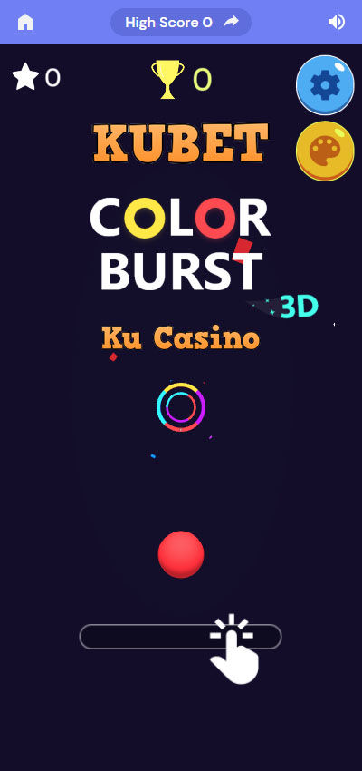 Screenshot of Kubet App Color Burst KuCasino