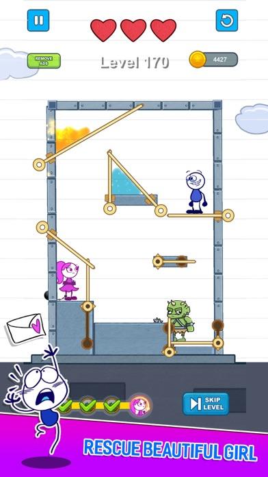 Cuplikan Layar Game Pencil Boy: Pull The Pin