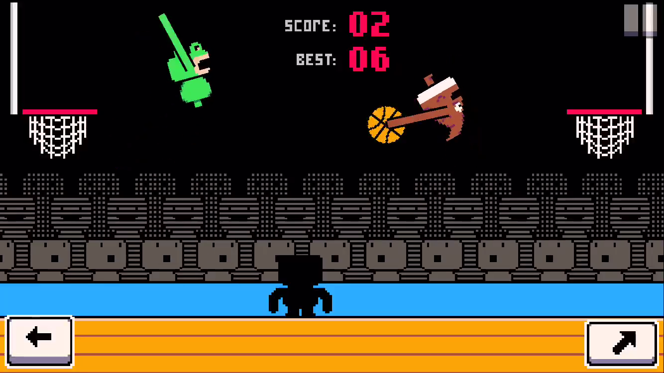 Screenshot of Dunkers - Basketball Madness
