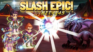 Slash Saga - Swipe Card RPG Game Screenshot
