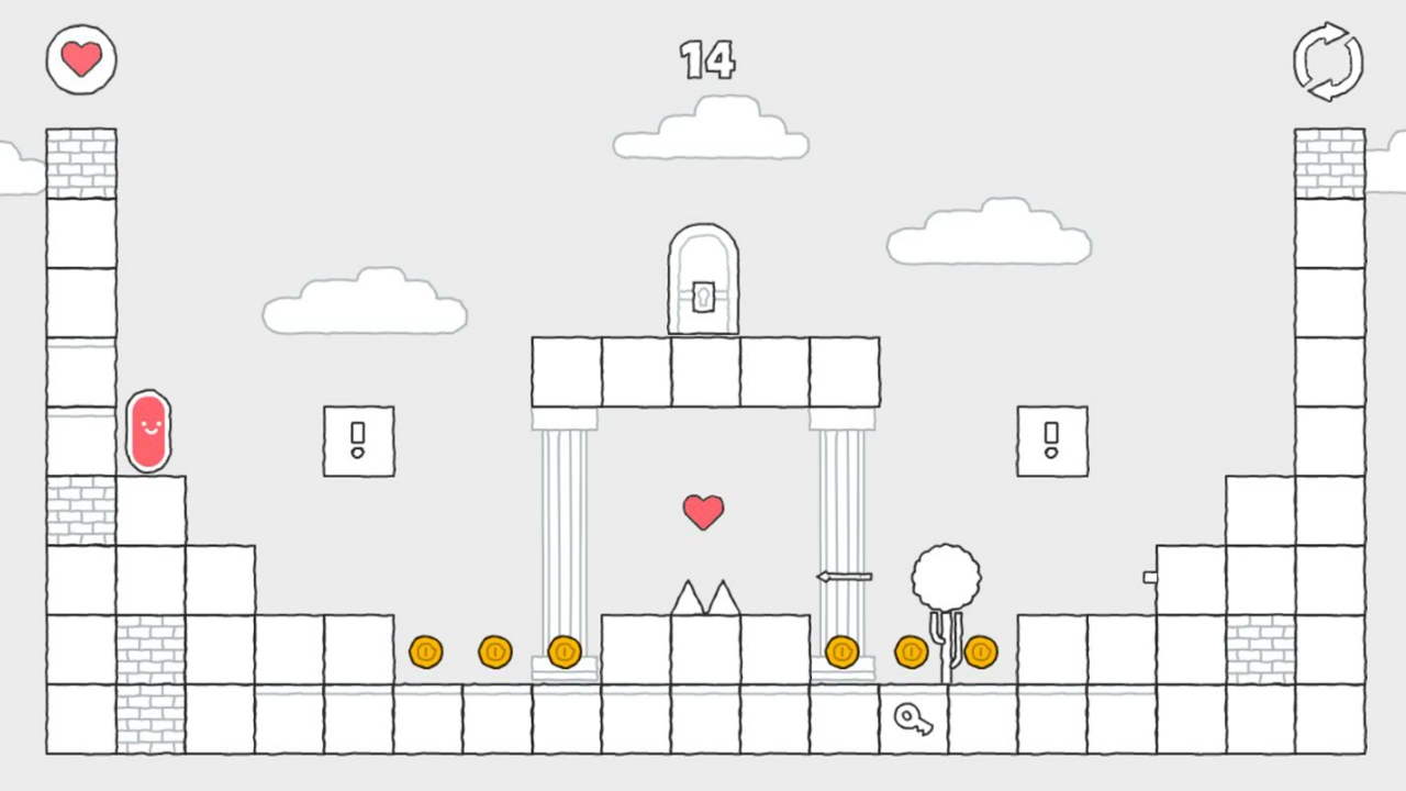 Scribble World Platform Puzzle Game Screenshot