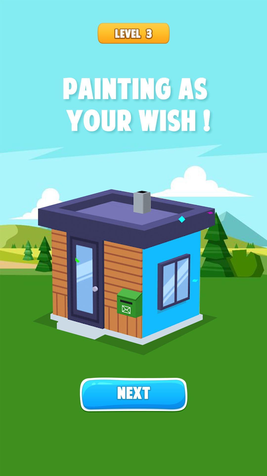 Beautiful House House Painting Game android iOS apk download for free