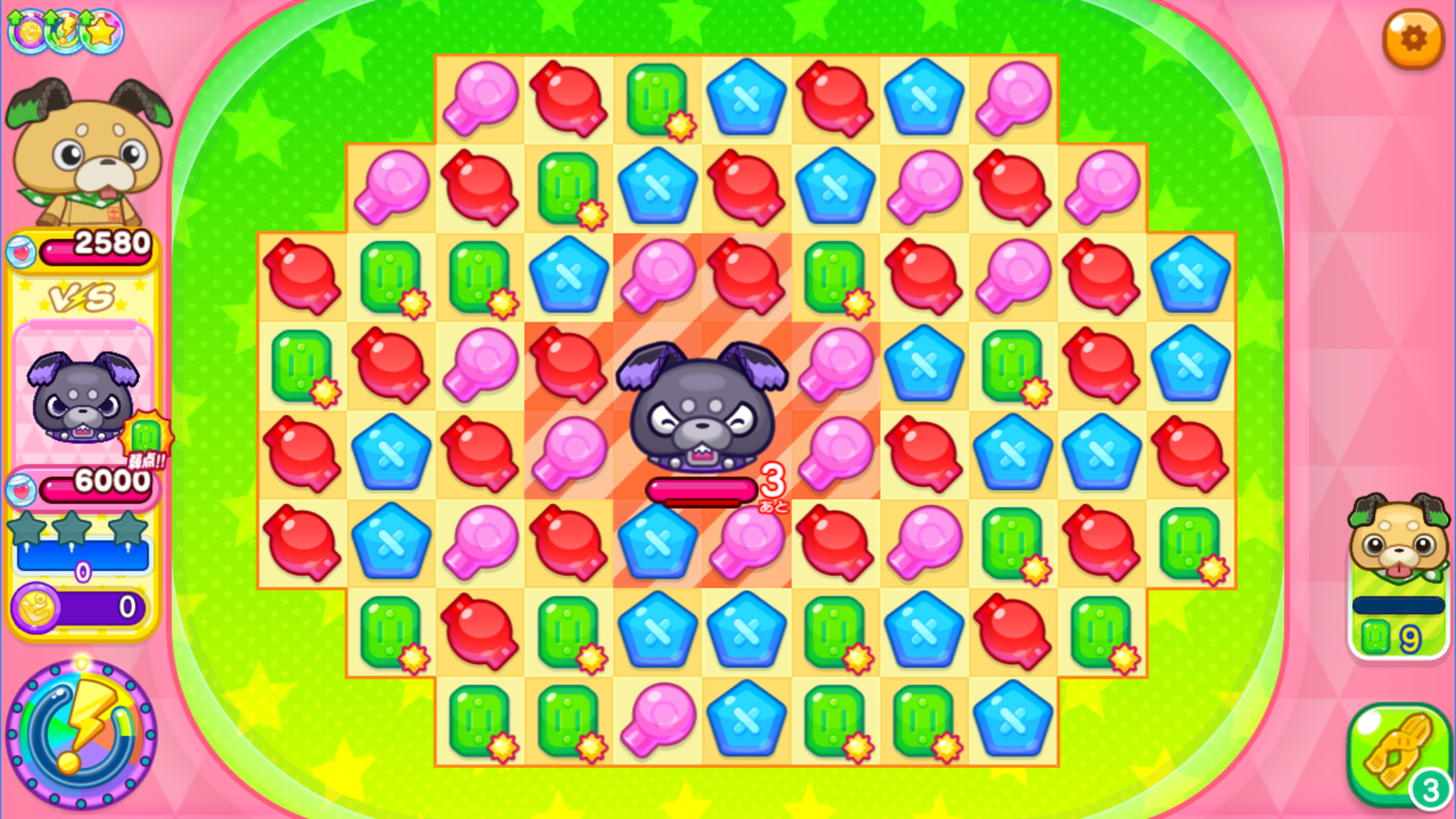 Скриншот игры ピカちんキット ポチっとパズル