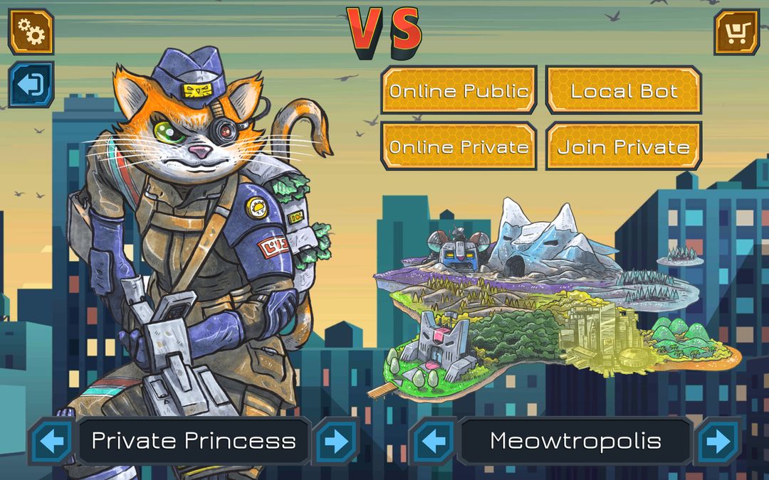 Meow Wars: Card Battle screenshot game