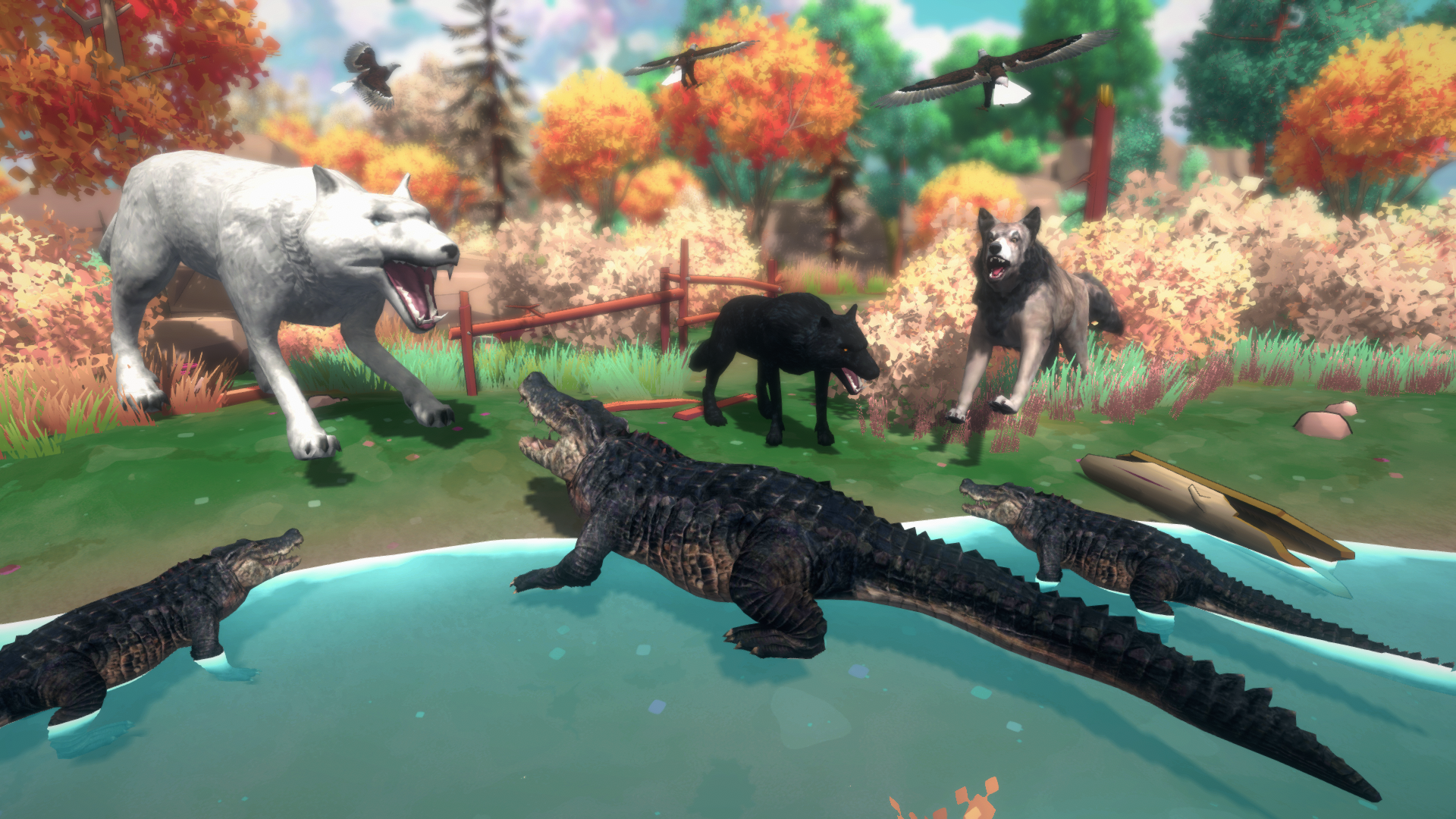 Screenshot of Hunter Wolf Wildlife Safari 3d