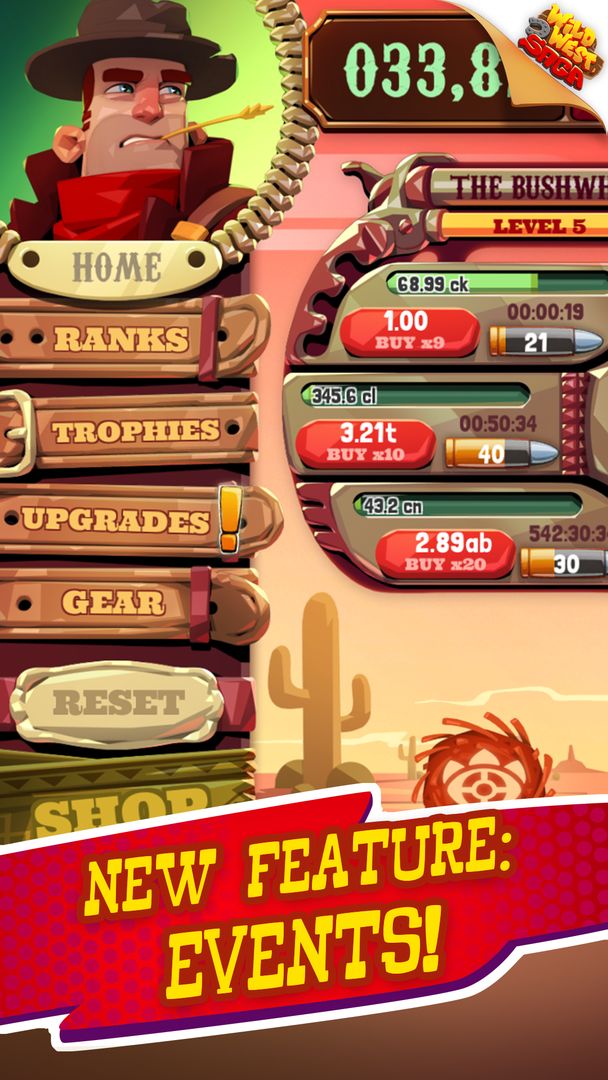 Idle Tycoon: Wild West Clicker screenshot game