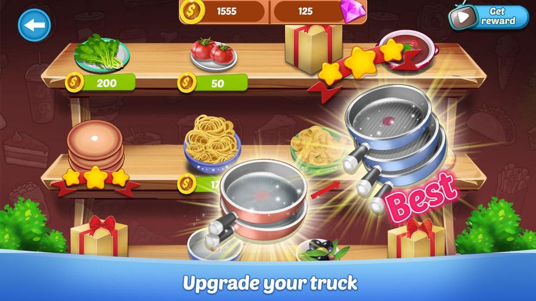 Food Truck Restaurant 2: Kitchen Chef Cooking Game ภาพหน้าจอเกม