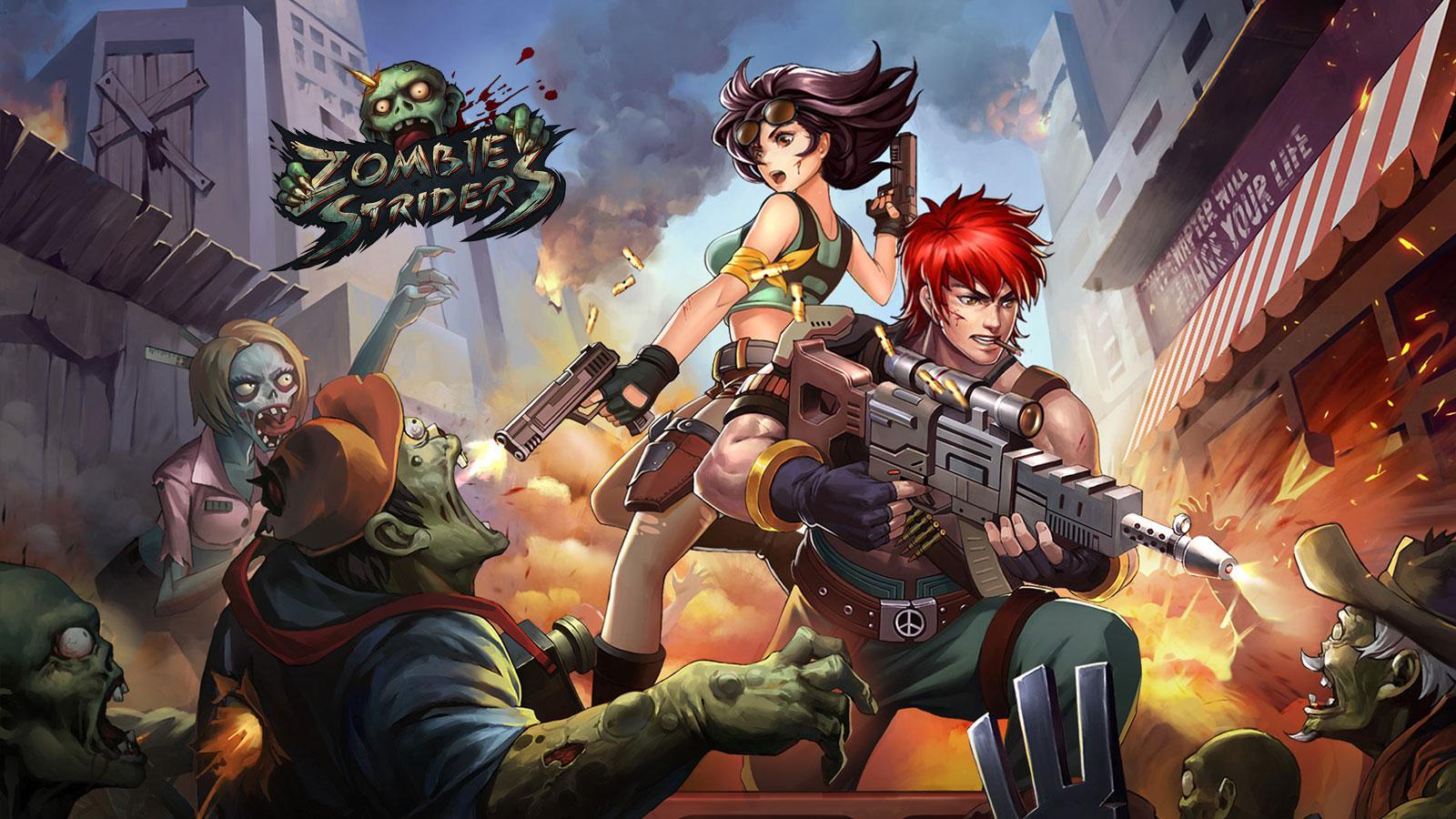 Cuplikan Layar Game Zombie Striders