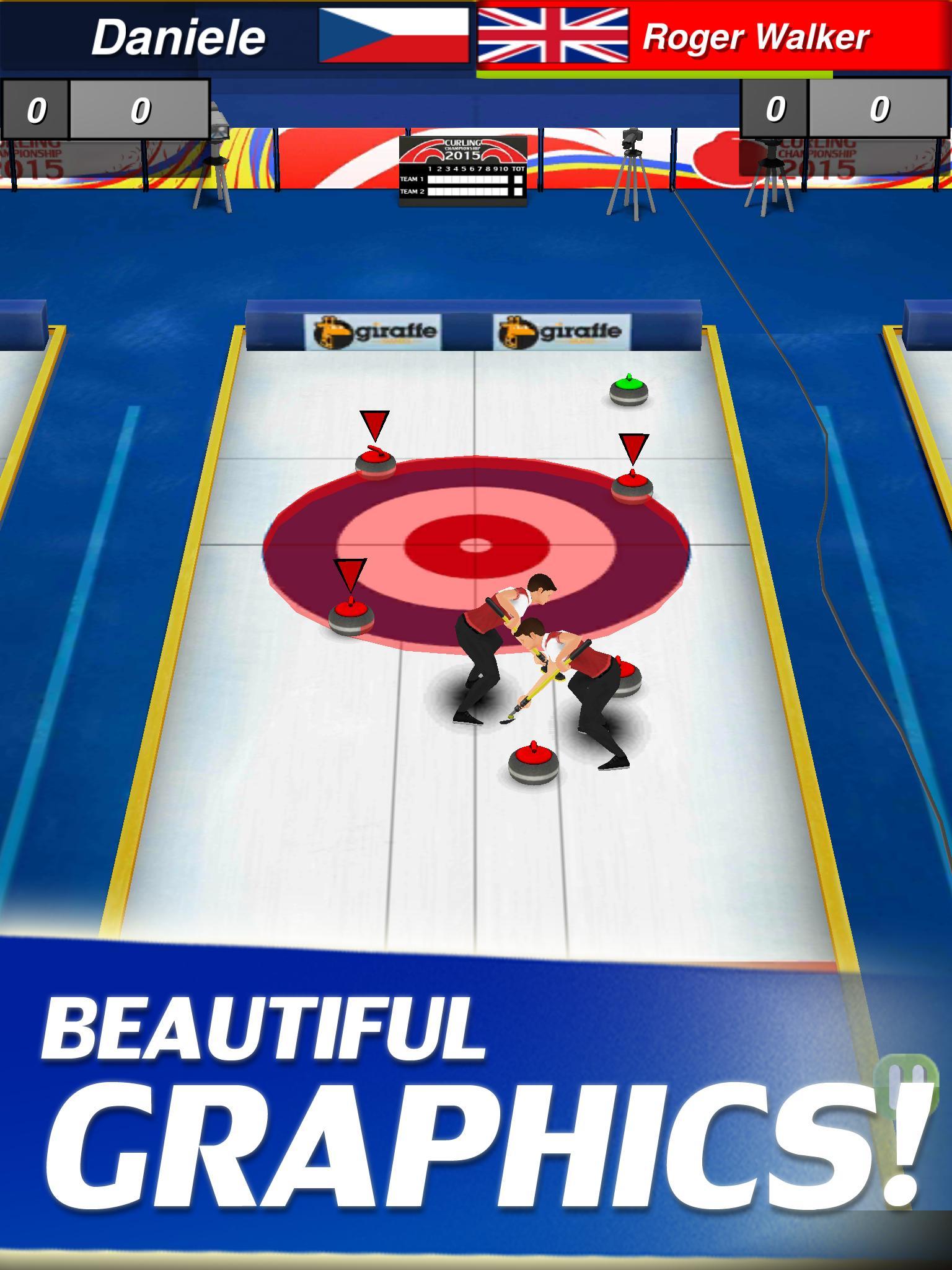 Curling 3D ゲームのスクリーンショット