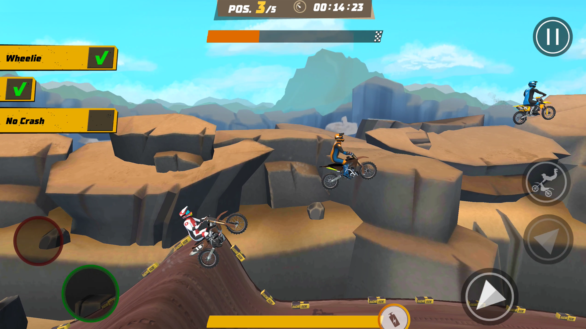 Racing Rider: Motocross 3D ภาพหน้าจอเกม