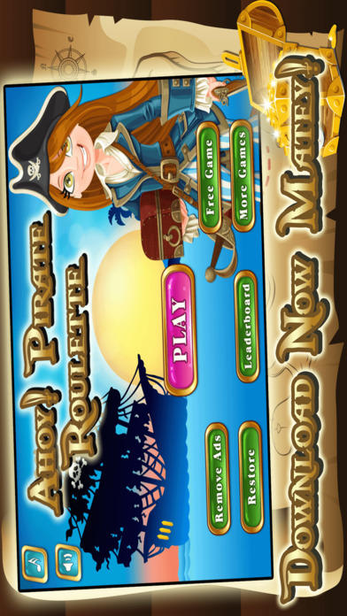 Ahoy Despicable Pirate Roulette - 掠夺战利品从加勒比海湾 ゲームのスクリーンショット