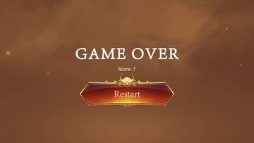Avoiding fireballs Game Screenshot