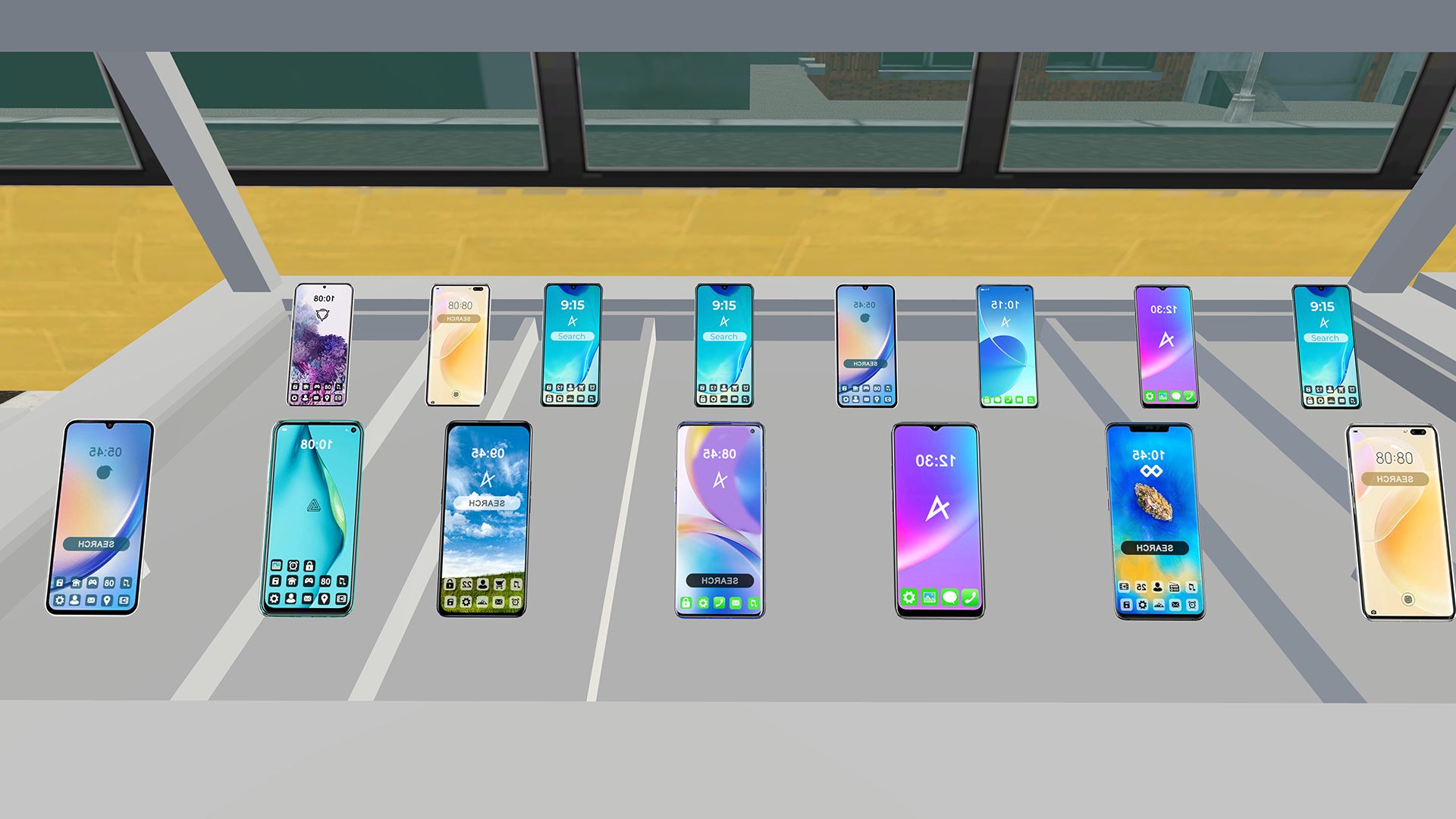 Mobile Shop Business Simulator Game Screenshot